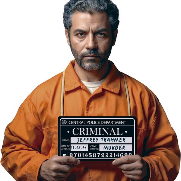 Placa Identificação Criminal