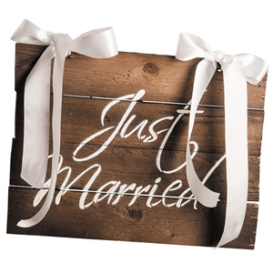 Placa Just Married