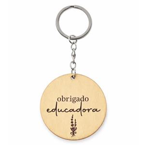 Porta Chaves Obrigado Educadora