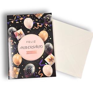 Postal Feliz Aniversário Glamour