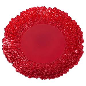 Prato Marcador Vermelho, 33 cm