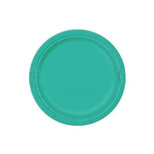 Pratos Azul Turquesa 17 Cm, 20 Unid.