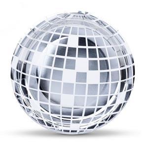 Pratos Bola de Espelhos, 18 cm, 8 unid.