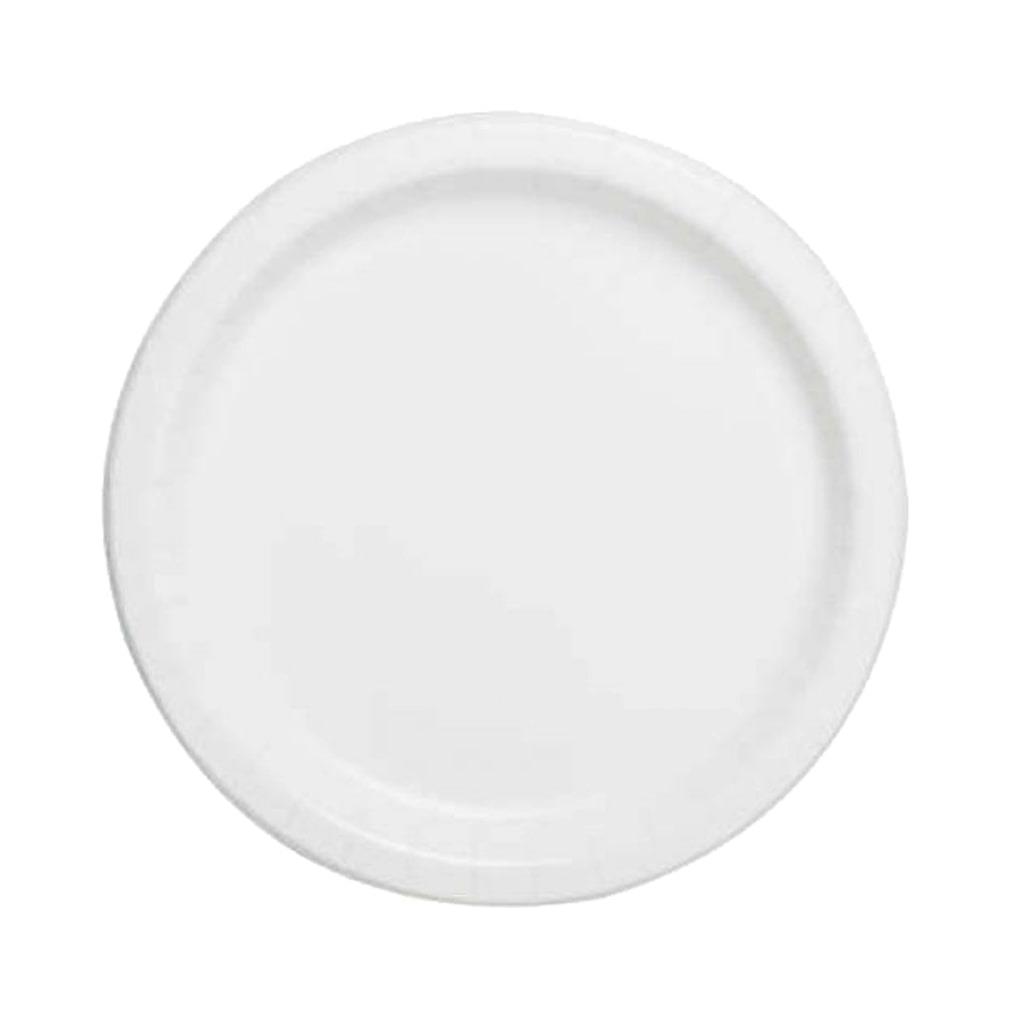 Pratos Branco, 17 cm, 8 unid.