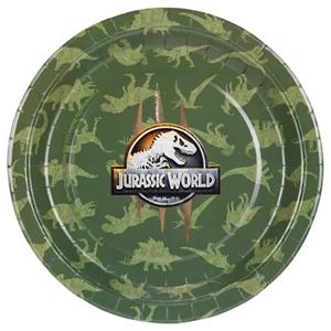 Pratos Dinossauro Jurassic World, 23 cm, 6 unid.