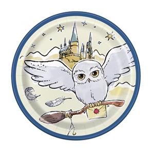 Pratos Harry Potter Wizarding World, 18 cm, 8 unid.