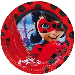 Pratos LadyBug 23cm, 8 Unid.