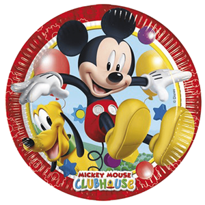 Pratos Mickey, 23 cm