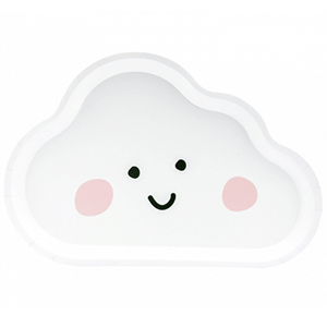 Pratos Nuvem, 26 cm, 6 unid.