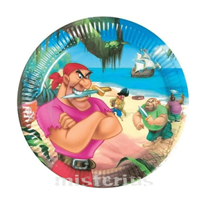 Pratos Pirata Disney-Festa de Aniversário ;