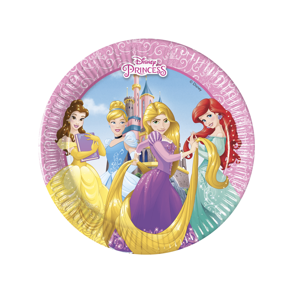 Pratos Princesas da Disney, 8 unid.