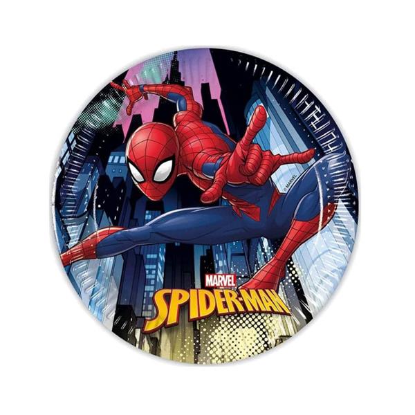 Pratos Spiderman Team Up, 19 cm, 8 unid.