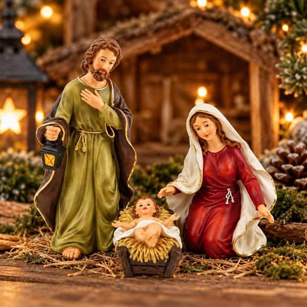 Presépio Sagrada Família 3 Figuras em Marfinite