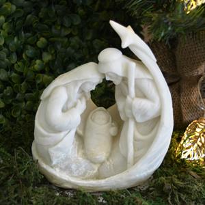 Presépio Sagrada Família em Marfinite, 14 cm