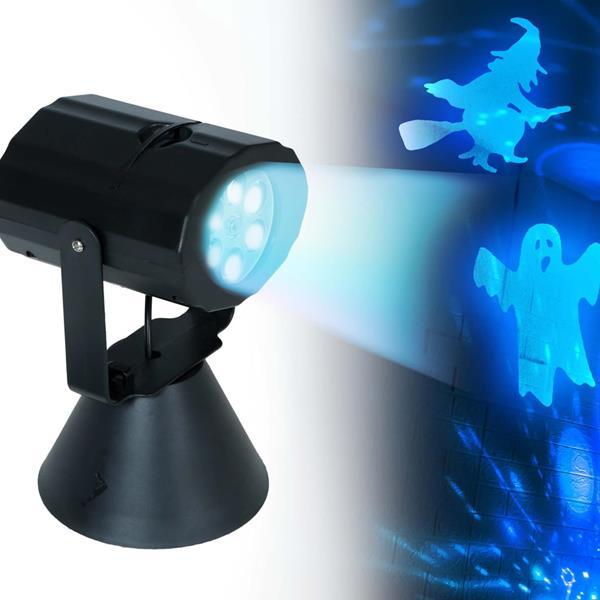 Projetor Led Figuras de Halloween com Base