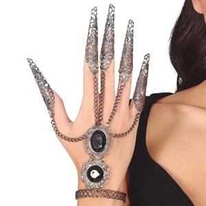 Pulseira Prateada com Garras Misteriosas