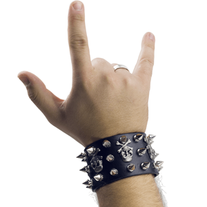 Pulseira Punk com Spikes