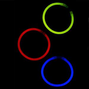 Pulseiras Luminosas Flow Fluorescentes, 3 unid.