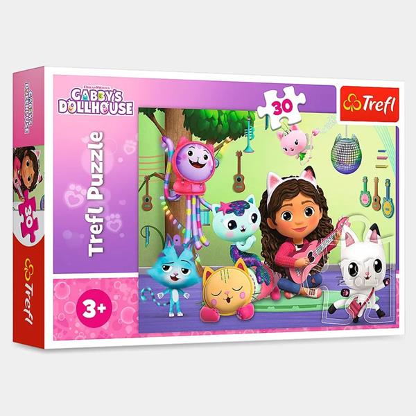Puzzle A Casa de Bonecas da Gabby 30 peças