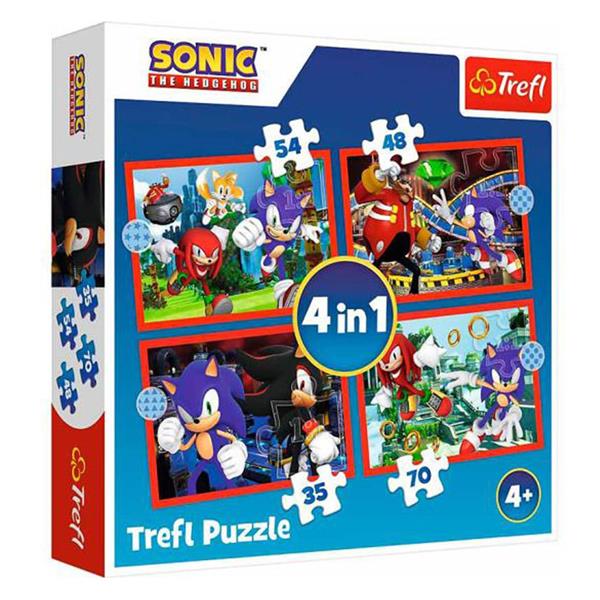 Puzzles 4 em 1 Sonic The Hedgehog
