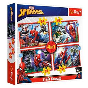 Puzzles 4 em 1 Spiderman Marvel Puzzles 4 em 1 Spiderman Marvel