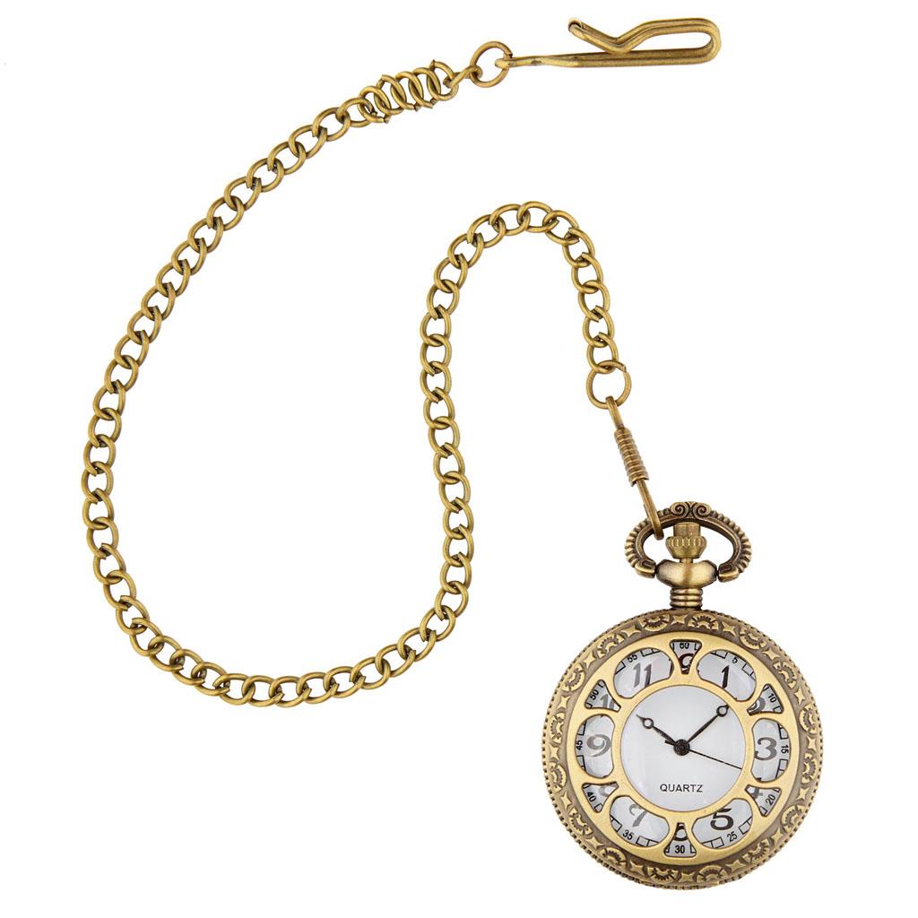 Relógio de Bolso com Corrente
