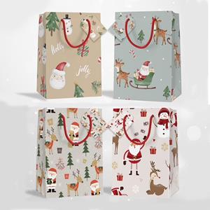 Saco de Papel Desenhos Natalícios Pequeno
