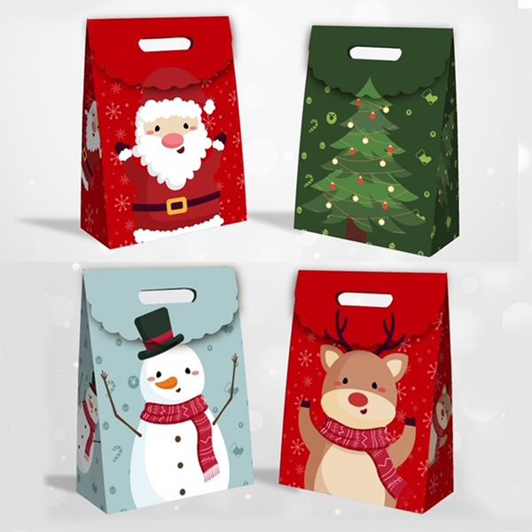 Saco de Papel Figura Natalícia Médio