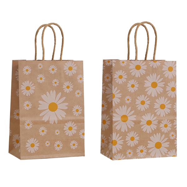 Saco de Papel Flores Margaridas