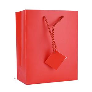Saco de Papel Médio Vermelho