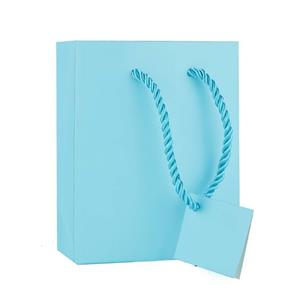 Saco de Papel Pequeno Azul