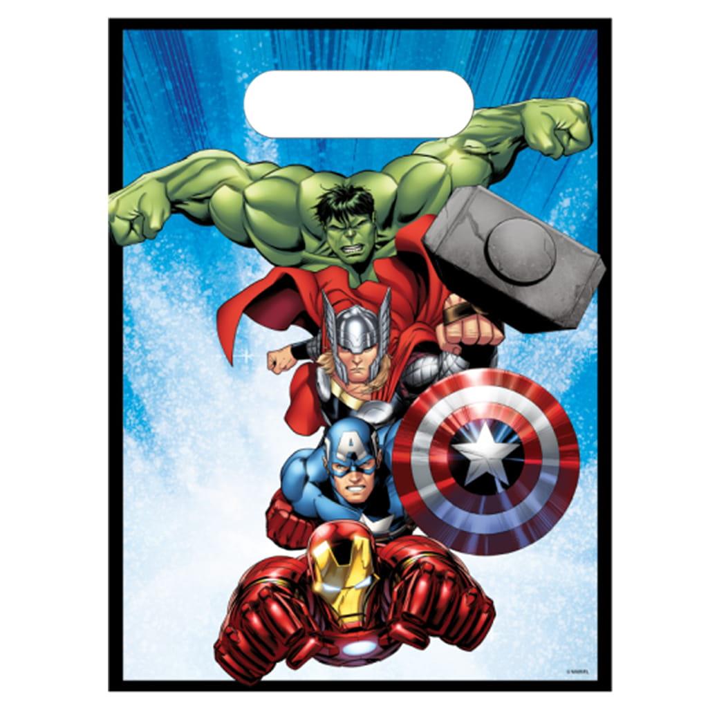 Sacos Avengers Evergreeen, 6 unid.