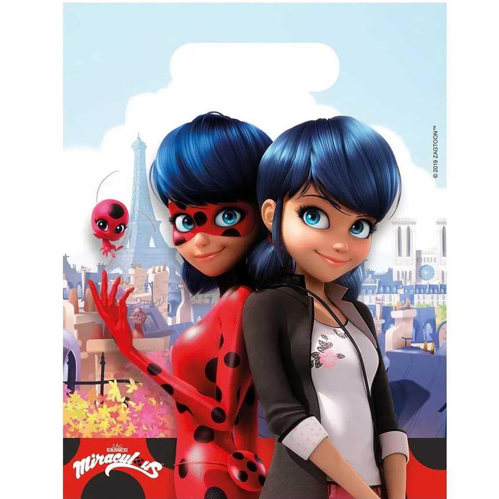 Sacos Festa LadyBug, 6 unid.