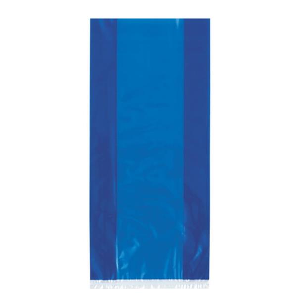 Sacos Gomas Retangular Azul, 30 unid.