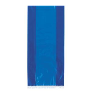 Sacos Gomas Retangular Azul, 30 unid.