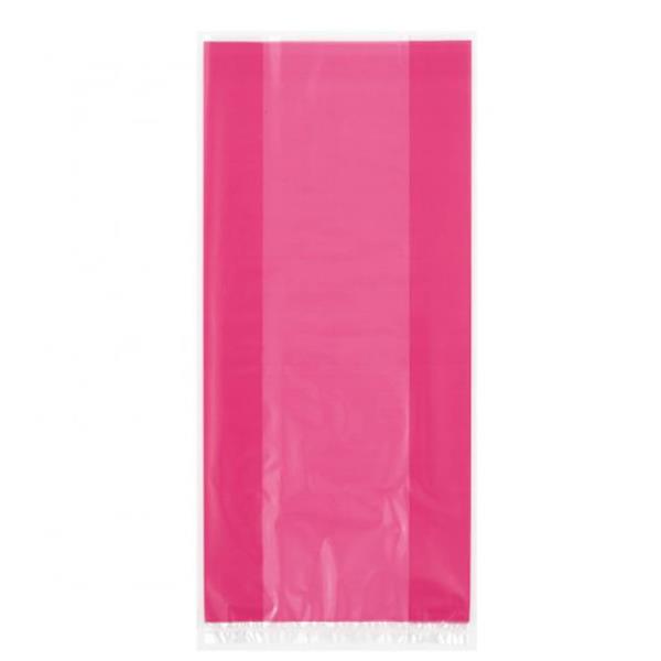 Sacos Gomas Retangular Rosa, 30 unid.