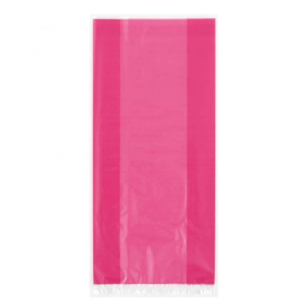 Sacos Gomas Retangular Rosa, 30 unid.