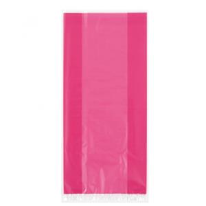 Sacos Gomas Retangular Rosa, 30 unid.