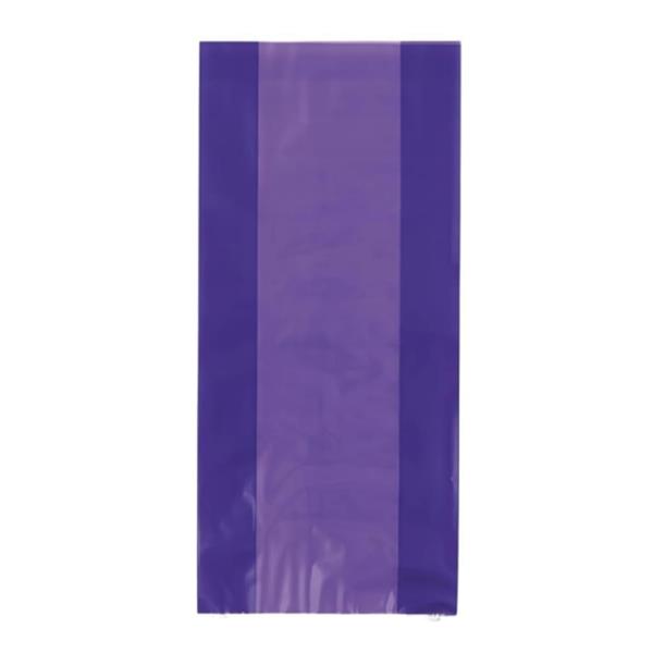 Sacos Gomas Retangular Roxo, 30 unid.