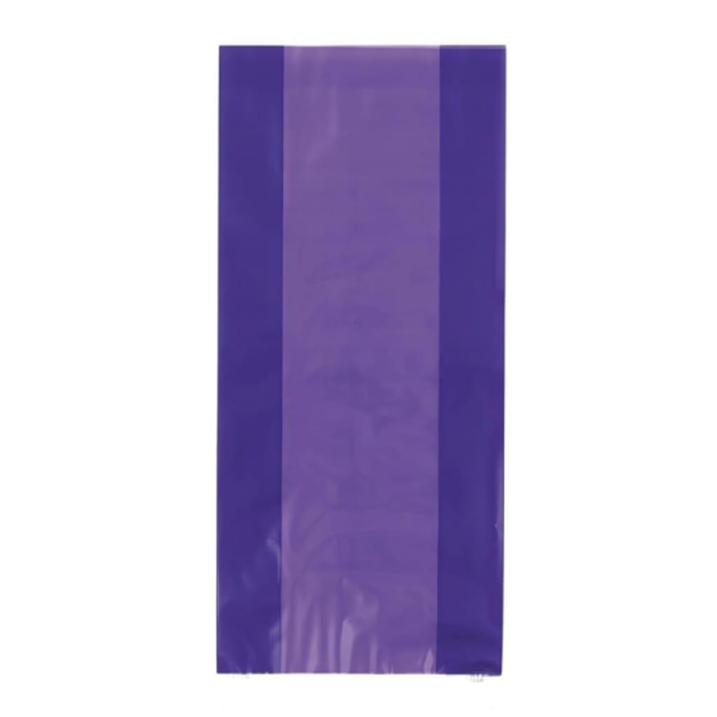 Sacos Gomas Retangular Roxo, 30 unid.