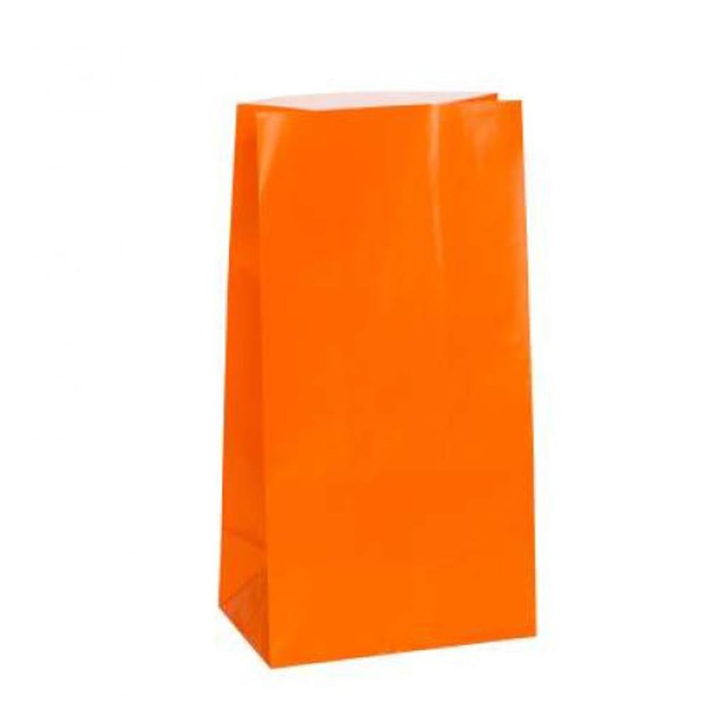Sacos Oferta Laranja em Papel, 12 unid.