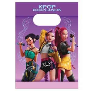 Sacos Papel Guerreiras K-Pop, 4 unid.