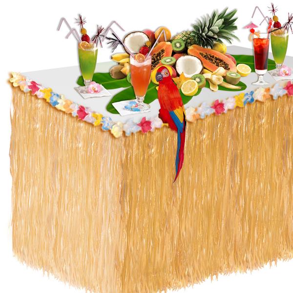 Saia de Mesa Amarela Havaiana