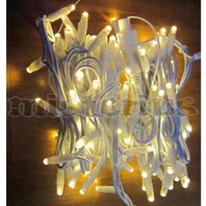 Serie de Leds 12 mts, Branco Quente IP44