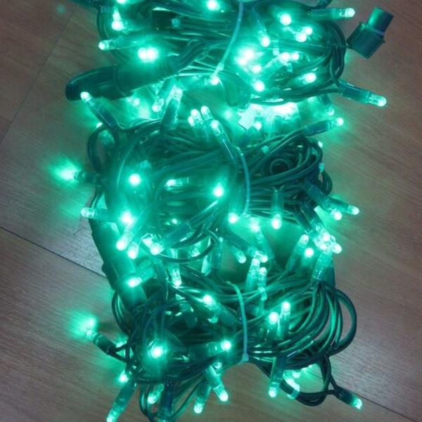 Serie de leds 12 mts, Verde IP44