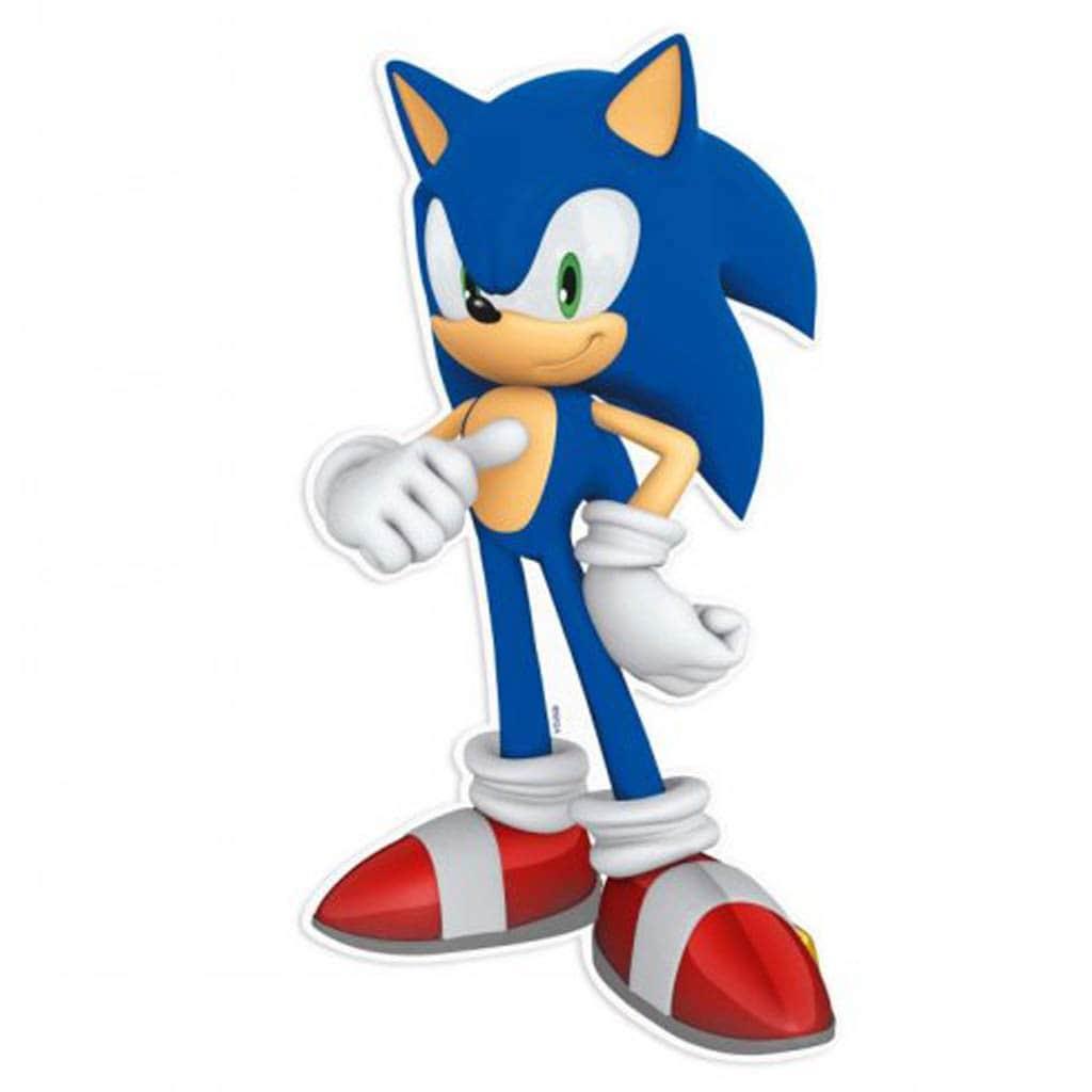 Silhuetas Sonic The Hedgehog, 2 unid.