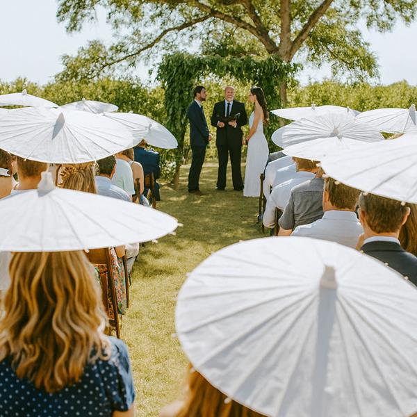 Sombrinha Chinesa Branca