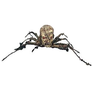 Spider Skull Zombie com Luz, 65 cm