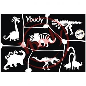 Stencil Espécies de Dinossauros