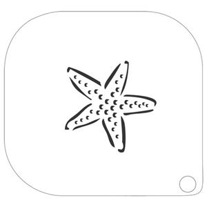 Stencil Estrela do Mar